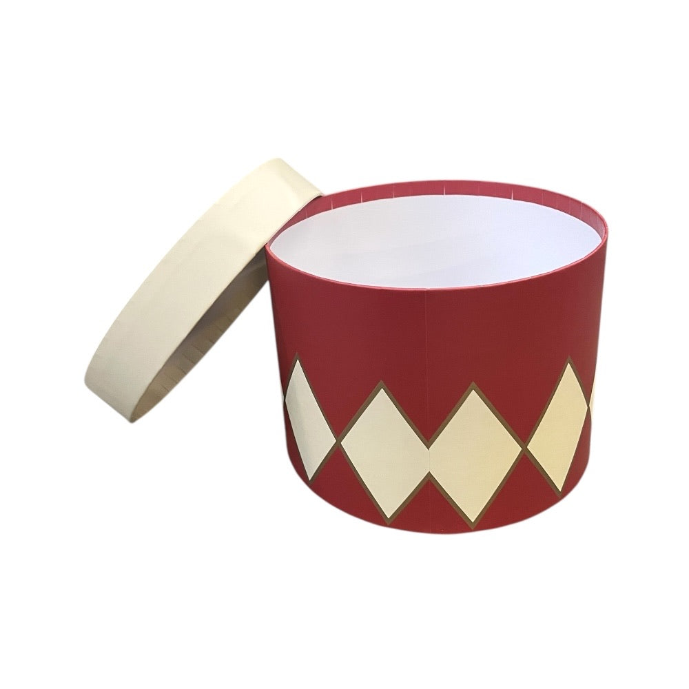 Æske mellem - ø16,5x12 cm med låg