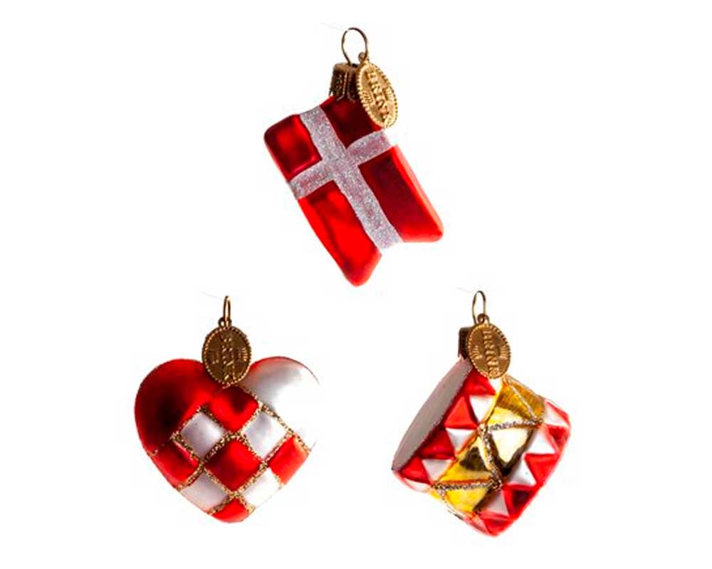 Julekugle F4 Hfd 3Mix fra Brink Nordic