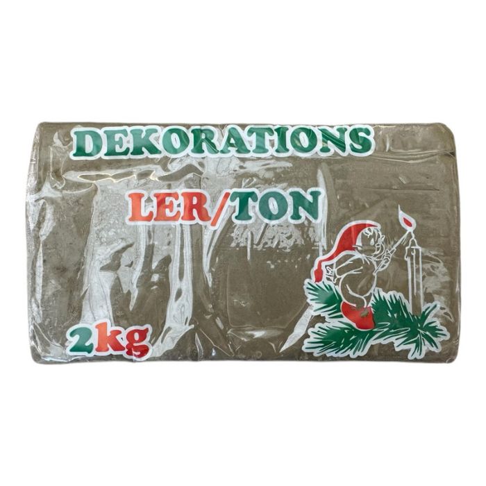 Dekorations ler - 2 kg.