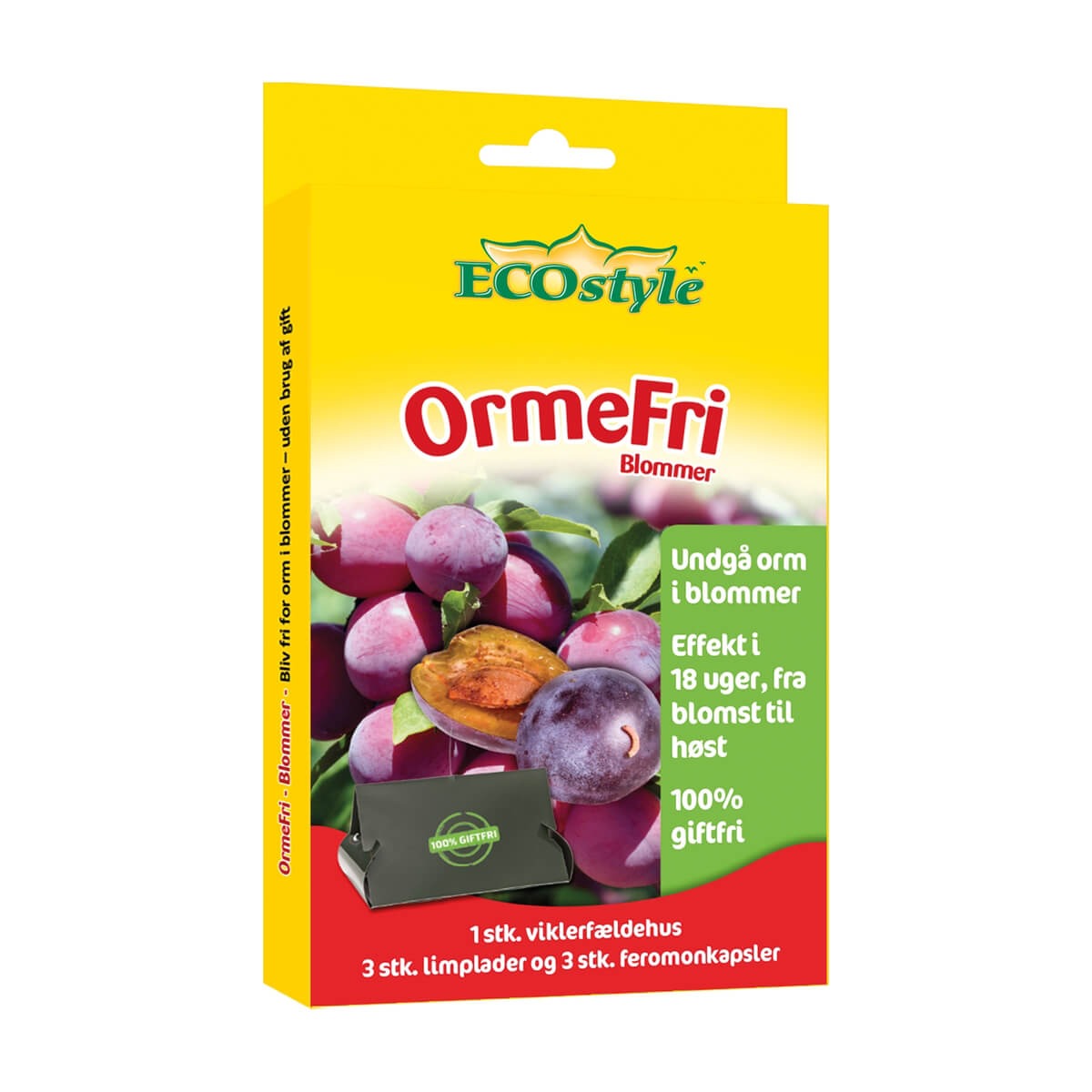 OrmeFri Blommer, pakke med 3 stk.