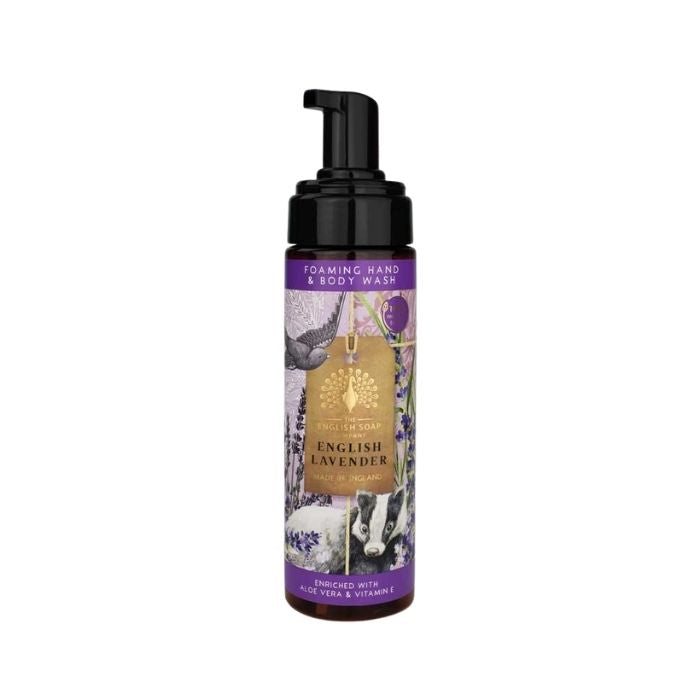 English Lavender skumsæbe til hænder og krop – 200 ml