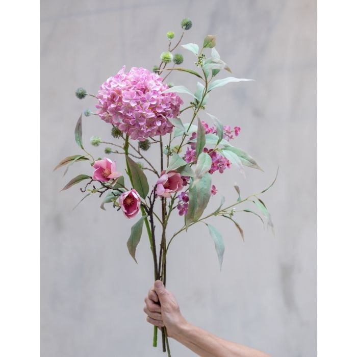 Gren m/bær, 80cm - kunstig blomst