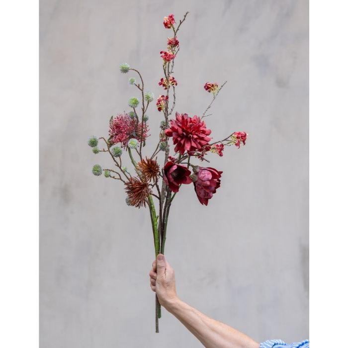 Gren m/bær, 80cm - kunstig blomst