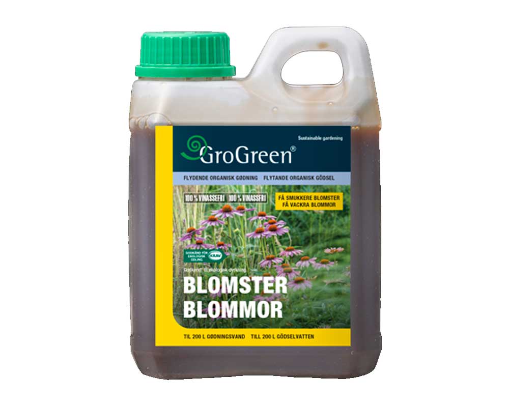 Grogreen Blomster 3-1-5 uden vinasse.