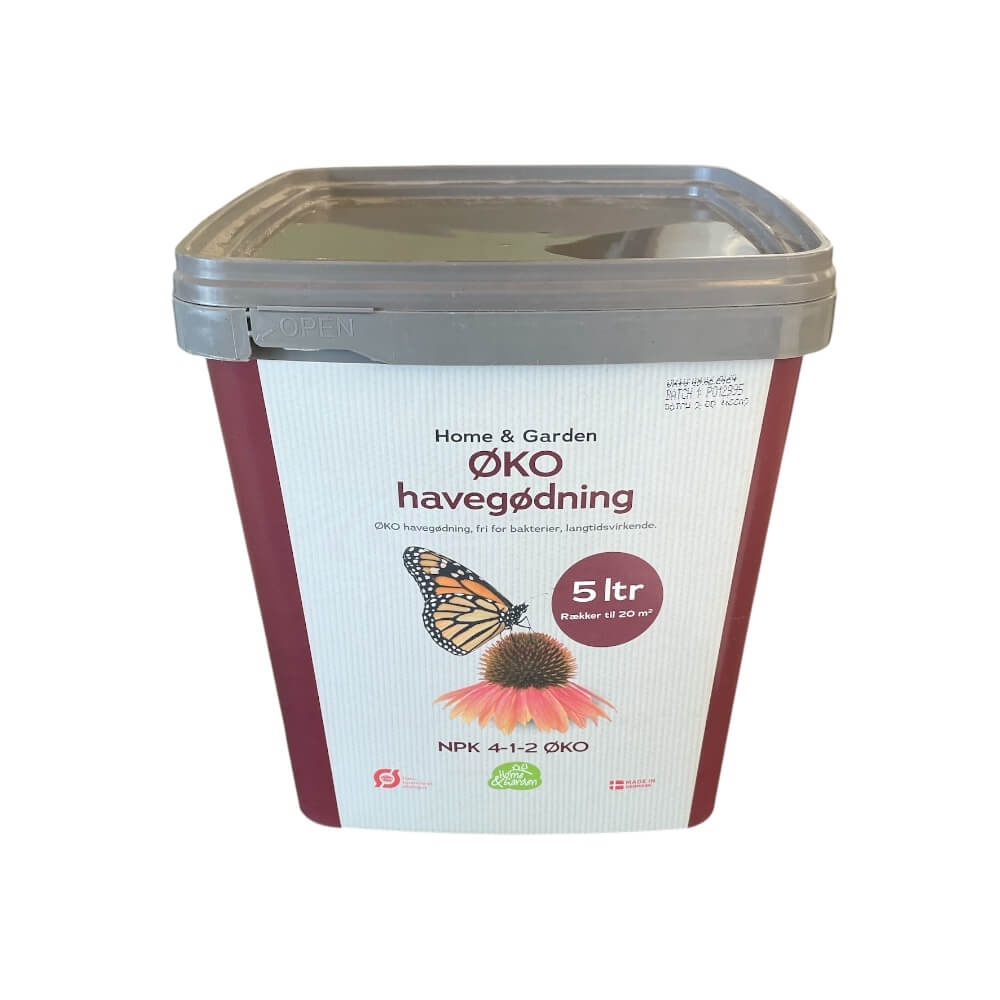 Home & Garden økologisk havegødning 5 Ltr.