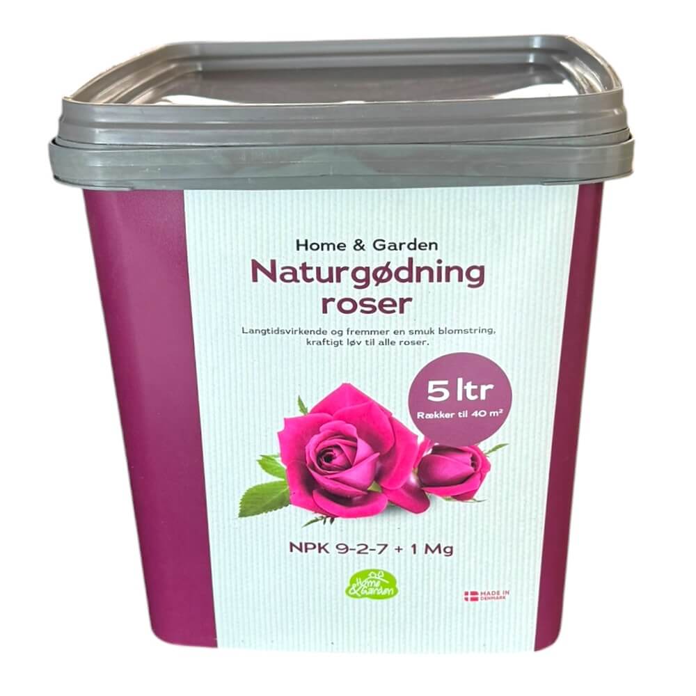 Home & Garden PL Naturgødning Roser 5 ltr. NPK 9-2-7