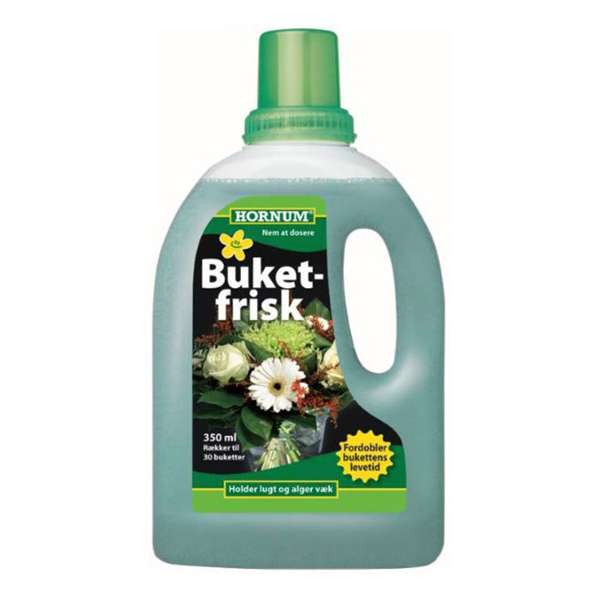 Buketfrisk 350 ml fra HORNUM til blomsteropbevaring.