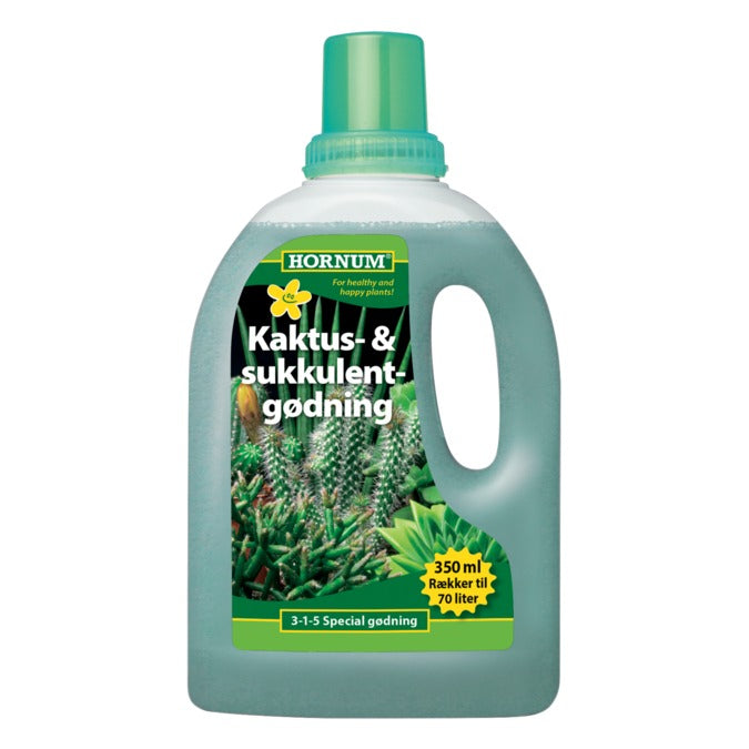 Gødning til kaktusser og sukkulenter, 350 ml.