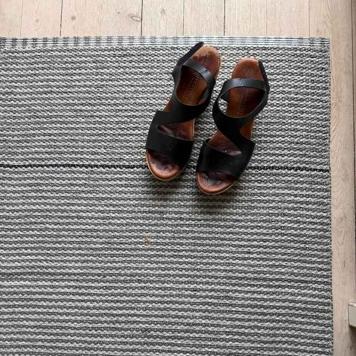 Horredsmattan Cleo plasttæppe, Grey 70x150 cm