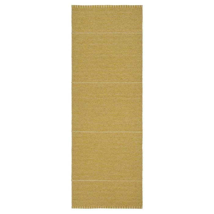 Horredsmattan Cleo plasttæppe, Mustard - 70x150 cm