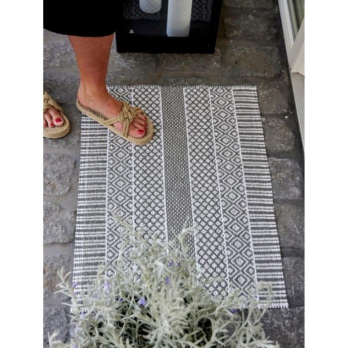 Horredsmattan Alfie plasttæppe, Grey - 70x50cm