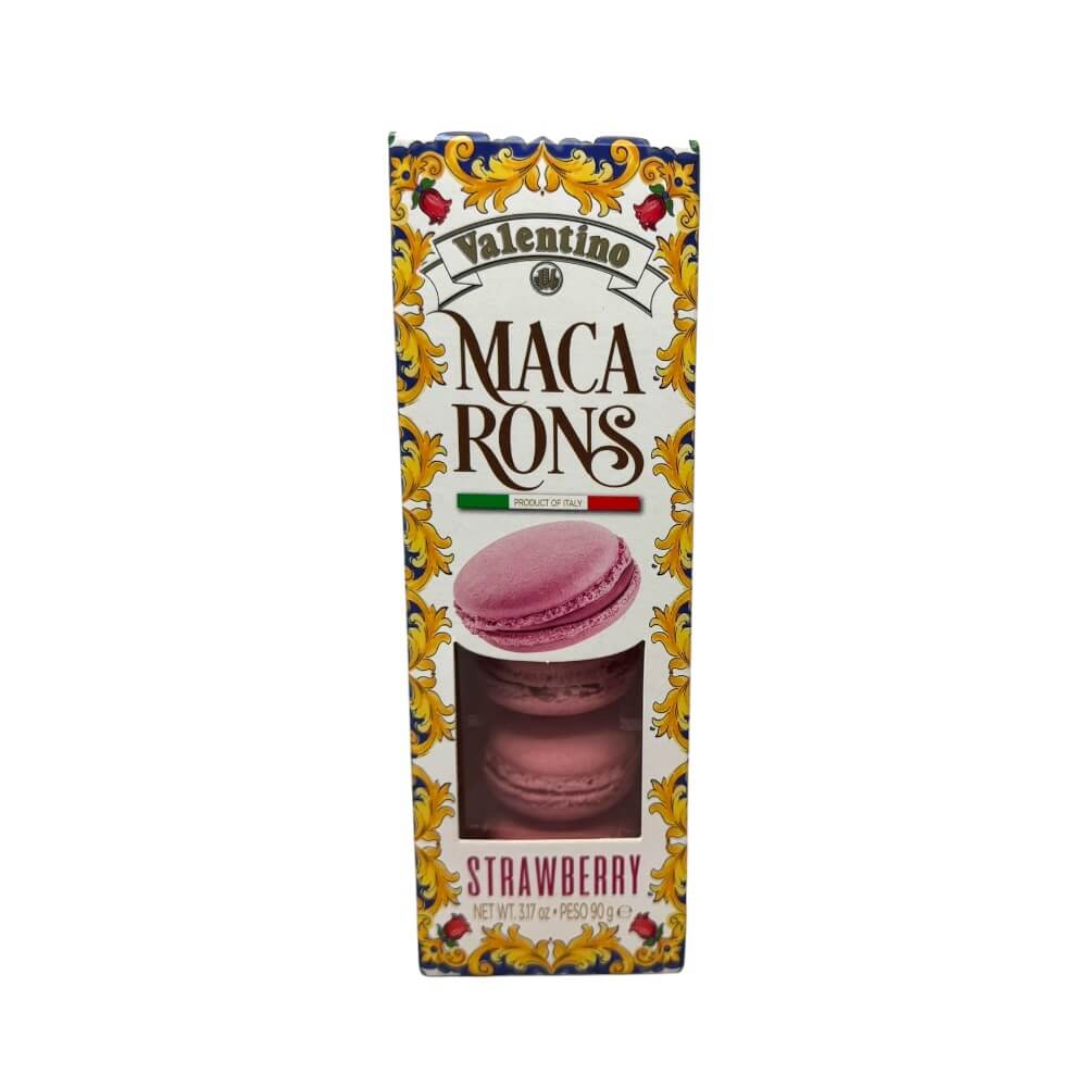Italiensk Macarons - Jordbær