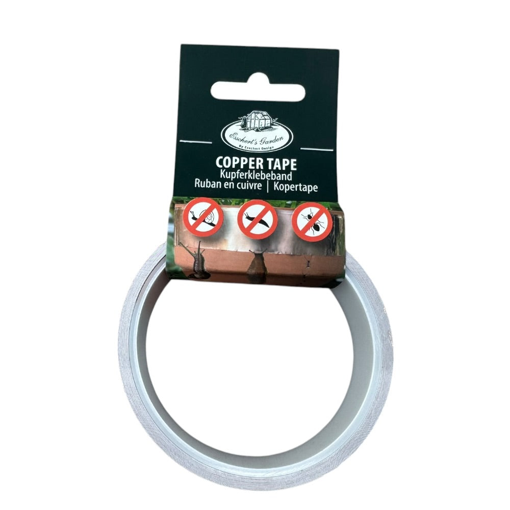 Kobbertape, kobberbånd mod snegle - 5 m