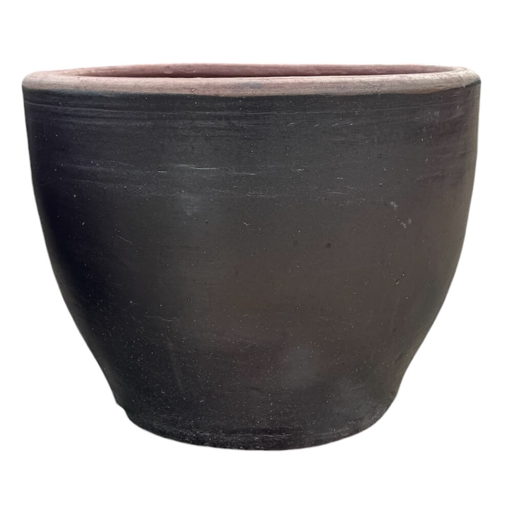 Stort krukke, Thai, Dbrown - 60x40 cm