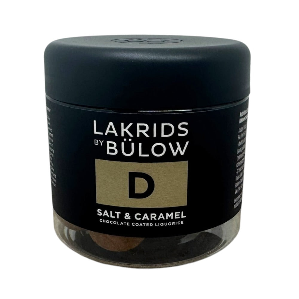 Lakrids by Bülow - SMALL D – SALT & CARAMEL (Karamelliseret hvid chokolade, Havsalt, Sød lakrids)