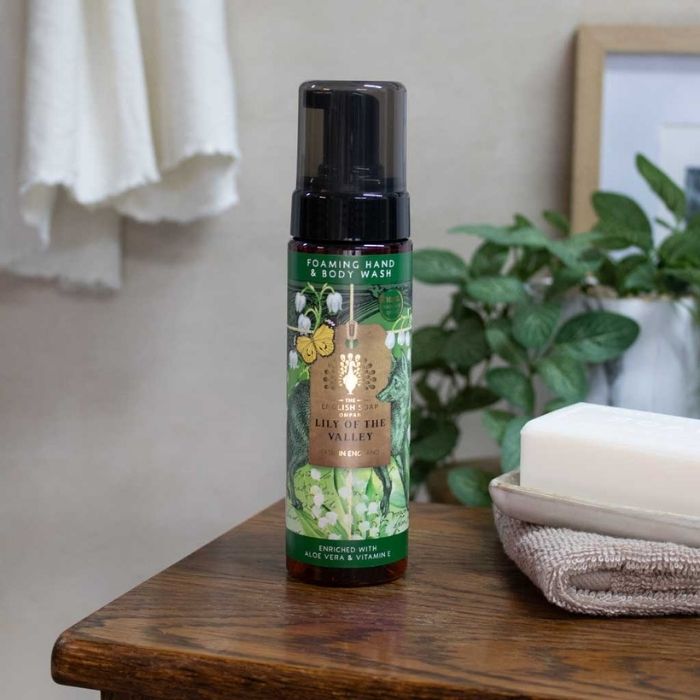 Lily of the Valley skumsæbe til hænder og krop – 200 ml