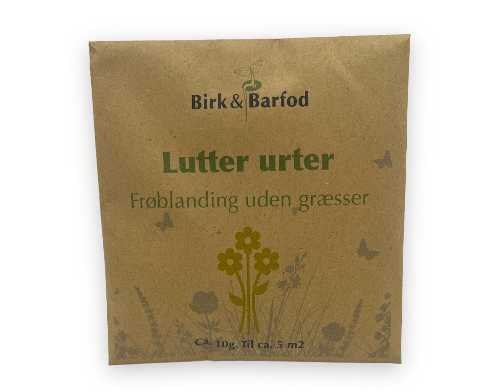 Birk & Barfod Lutter Urter frøblanding 200g.
