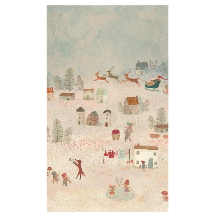 Maileg Gavepapir, 10 m - Santa is coming