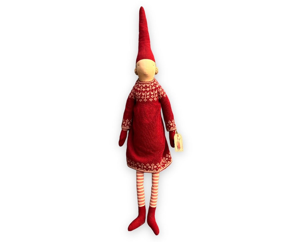 Mega Pixy - pige Maileg nisse i stort design.
