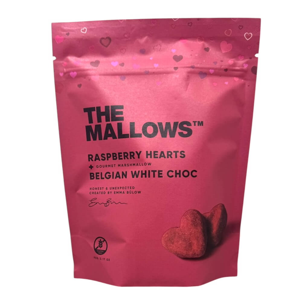 Mallow Hearts - Raspberry
