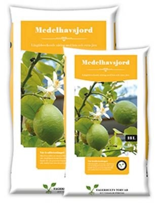 Medelhavsjord 18 L - jord til plantebed og potter.