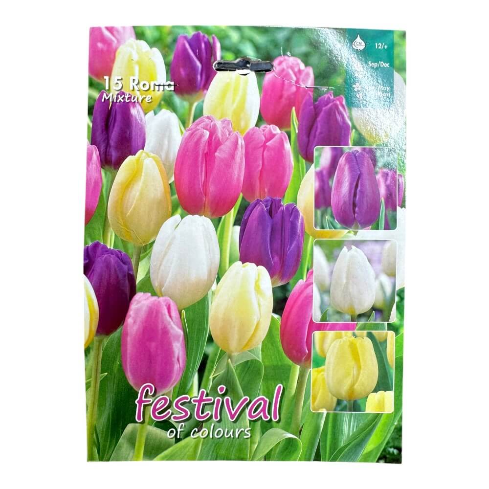 Tulipanløg, Mix ´Roma´ - 15 stk.