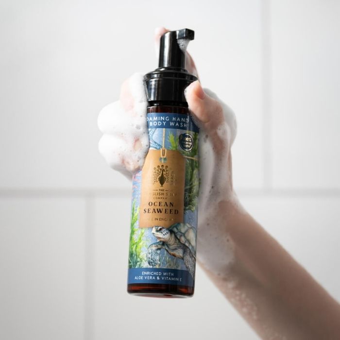 Ocean Seaweed skumsæbe til hænder og krop – 200 ml