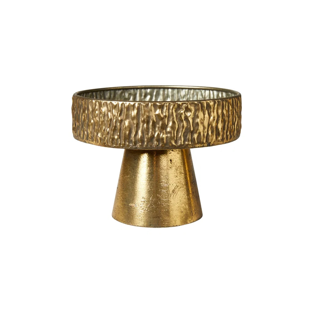 Opsats deko D20xH15 zink - antik guld
