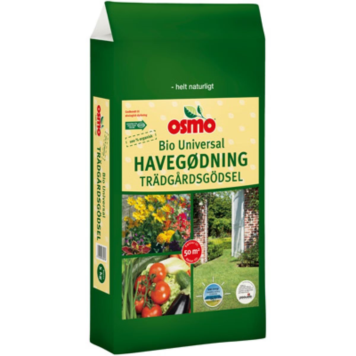 Osmo Bio Universal havegødning, 5 kg, til effektiv plantevækst.