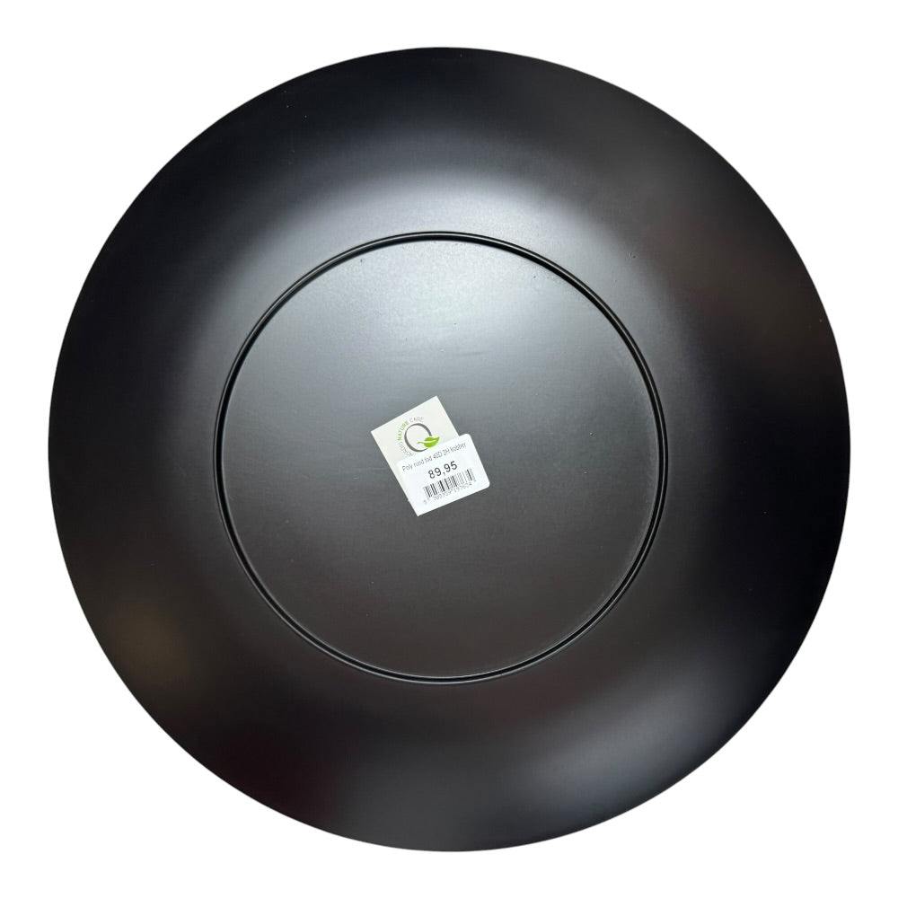 Rundt fad, Poly metal, Ø44,5xH6 cm - kobber