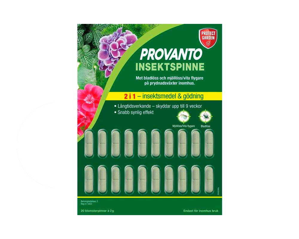 Provanto Insektpinde, 20 stk pakke til insektbekæmpelse.