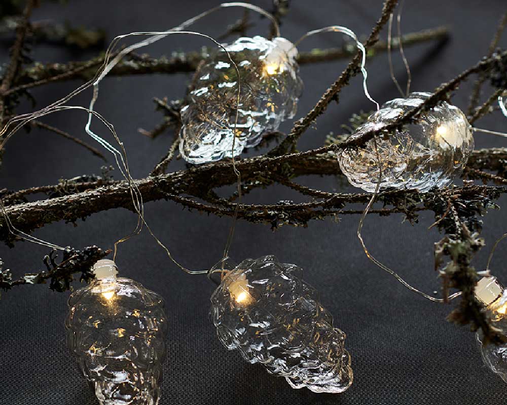 Celina Garland, 1,9m + 25cm, lys dekoration.