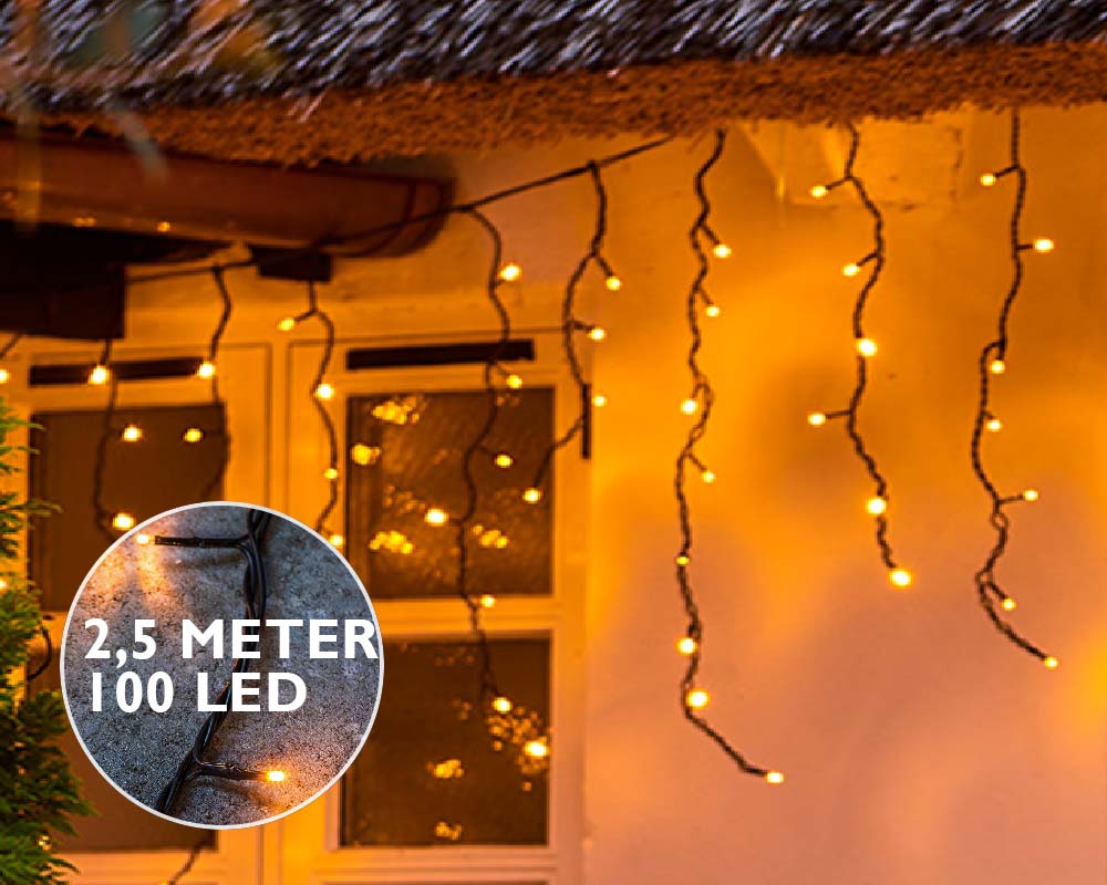 Top-Line Ice Crystal Supplement sæt, 2,5x0,75m LED lys.