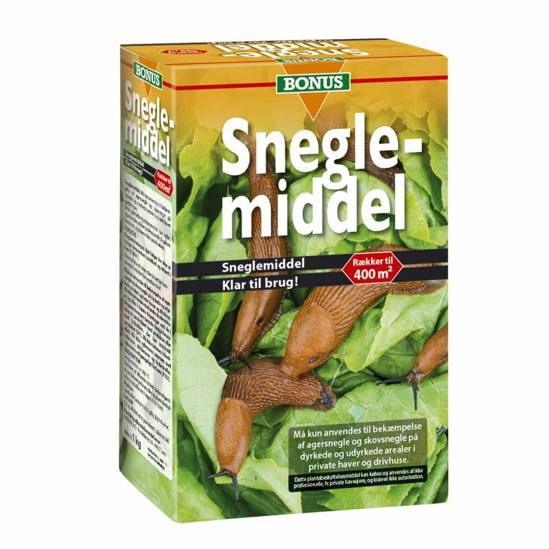 Sneglemiddel KTB fra BONUS, 1 kg. Effektiv bekæmpelse af snegle.