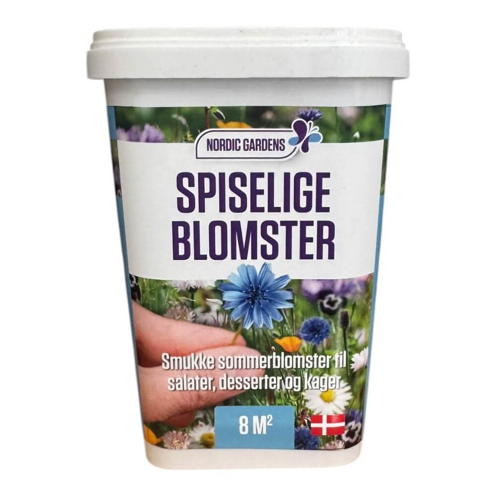 Spiselige Blomster frø – 8 m² til salater, desserter og kager