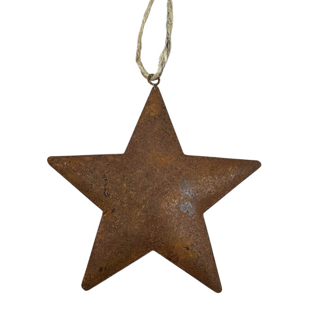 Stjerne i metal - 12 cm