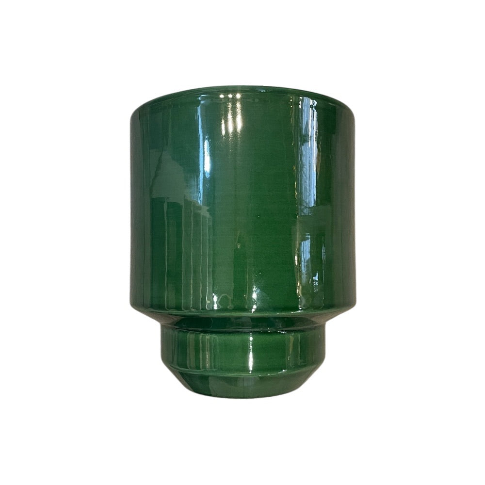The Hoff Pot GLAZED: Emerald Green, 18 cm, Potte