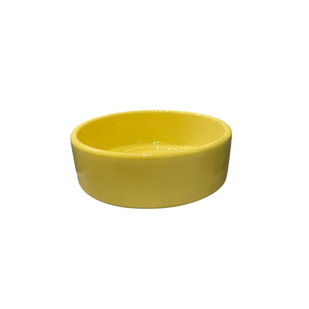 The Hoff Pot Glazed: Pale Yellow, 14 cm, Underfad