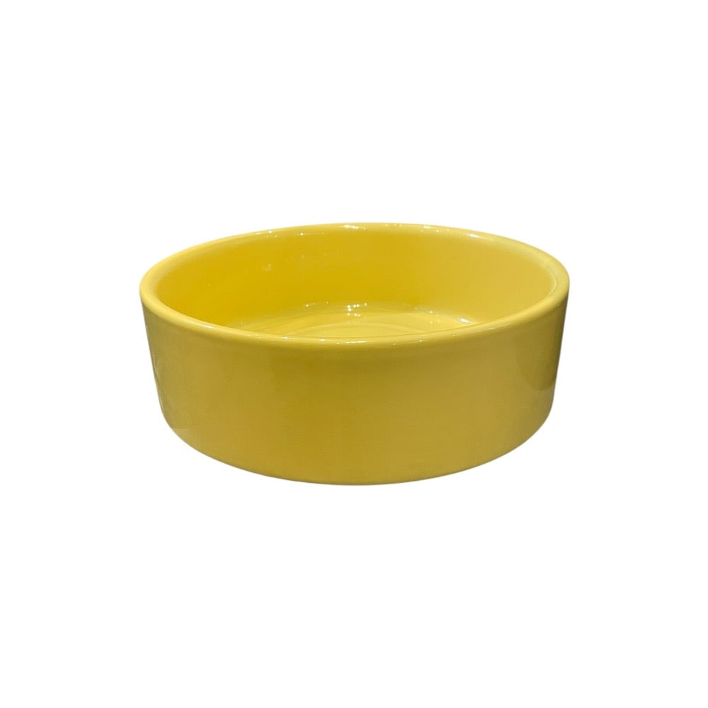 The Hoff Pot Glazed: Pale Yellow, 21 cm, Underfad