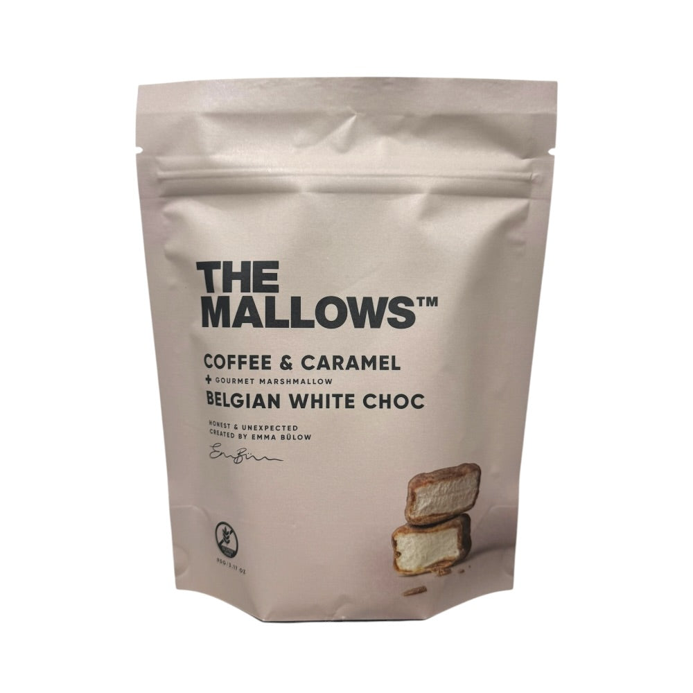 The Mallows, coffee & caramel & belgian whrite choc - 90 g