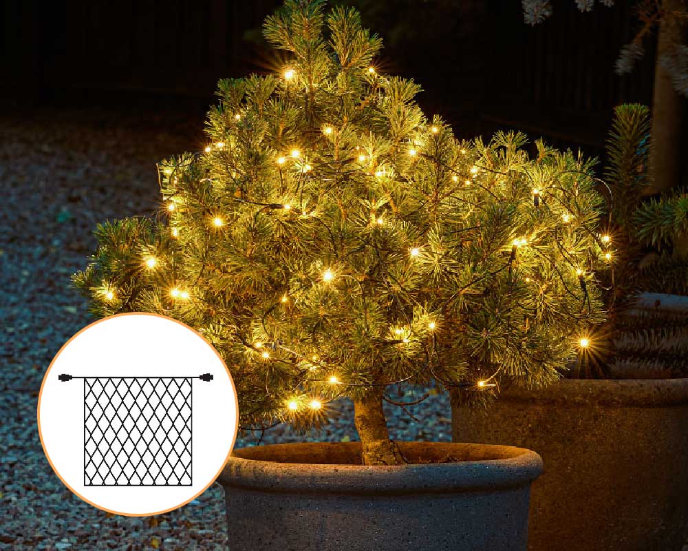 Top-Line Net Supplement med 2x1,5m + 5m lyskæde