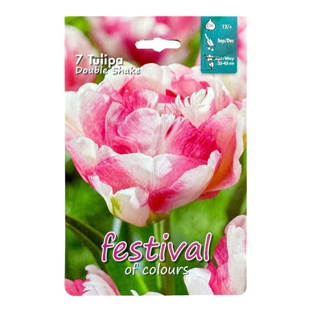 Tulipanløg, Tulips ´Double Shake´ - 7 stk.