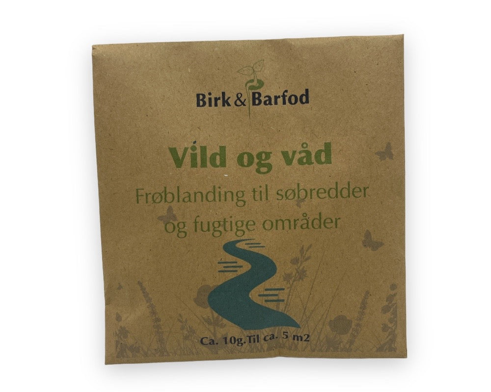 Birk & Barfod - Vild Og Våd frøblanding til blomstrende haver.
