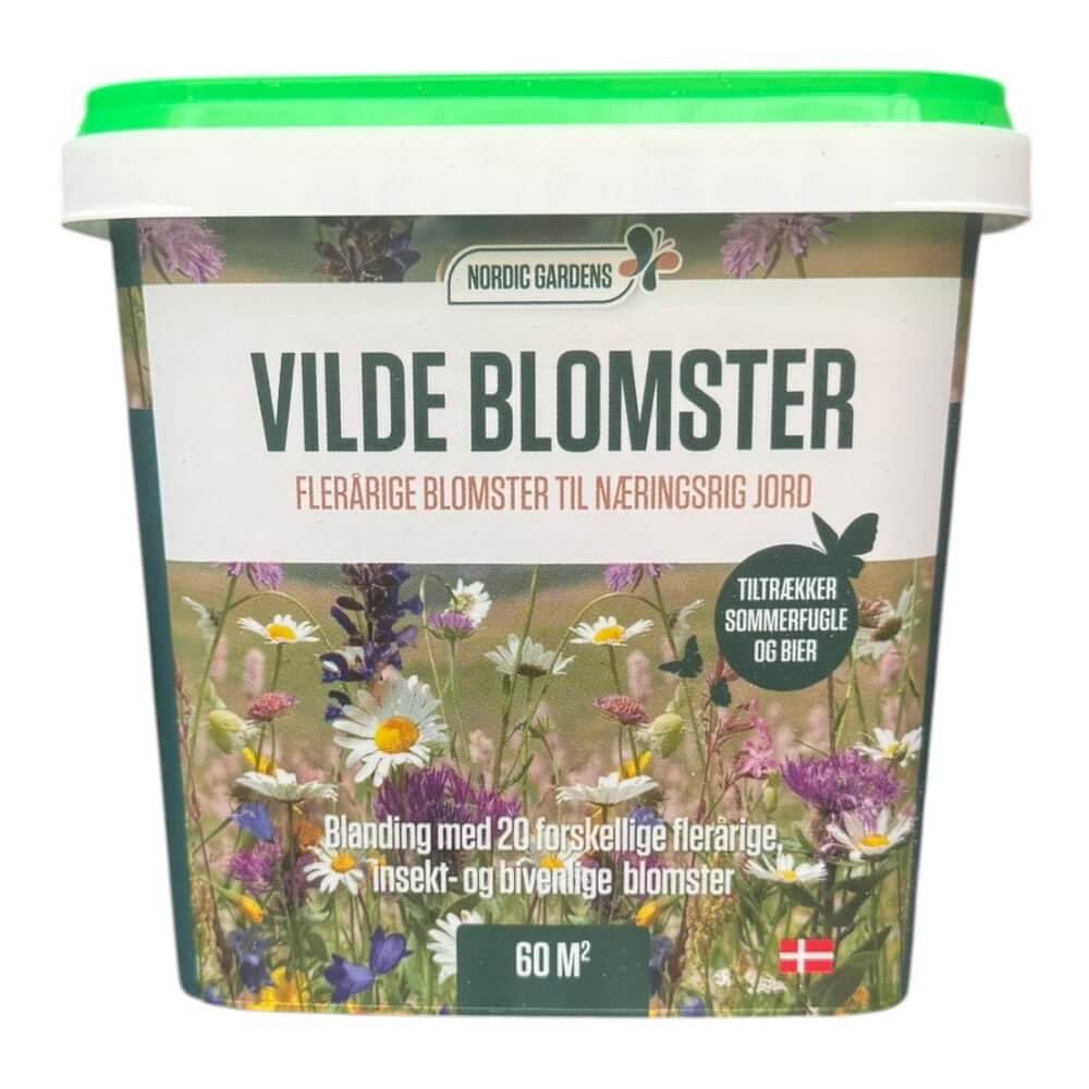 Vilde blomsterfrø - 60m2