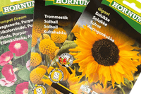Stort udvalg af blomsterfrø til haven