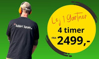 Lej 1 gartner i 4 timer