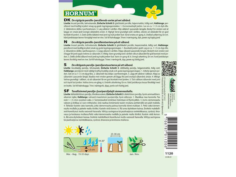 Persille-Kombination, Såbånd (E)