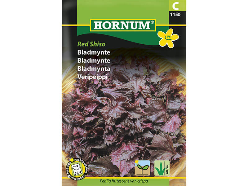 Frøpose med bladmynte Red Shiso.