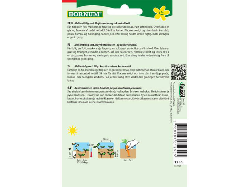 Gulerod, Sommer-, Rotin (B)