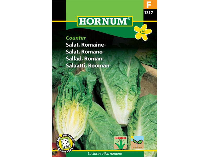 Frøpose med Romaine-salat, sorten Xanadu.